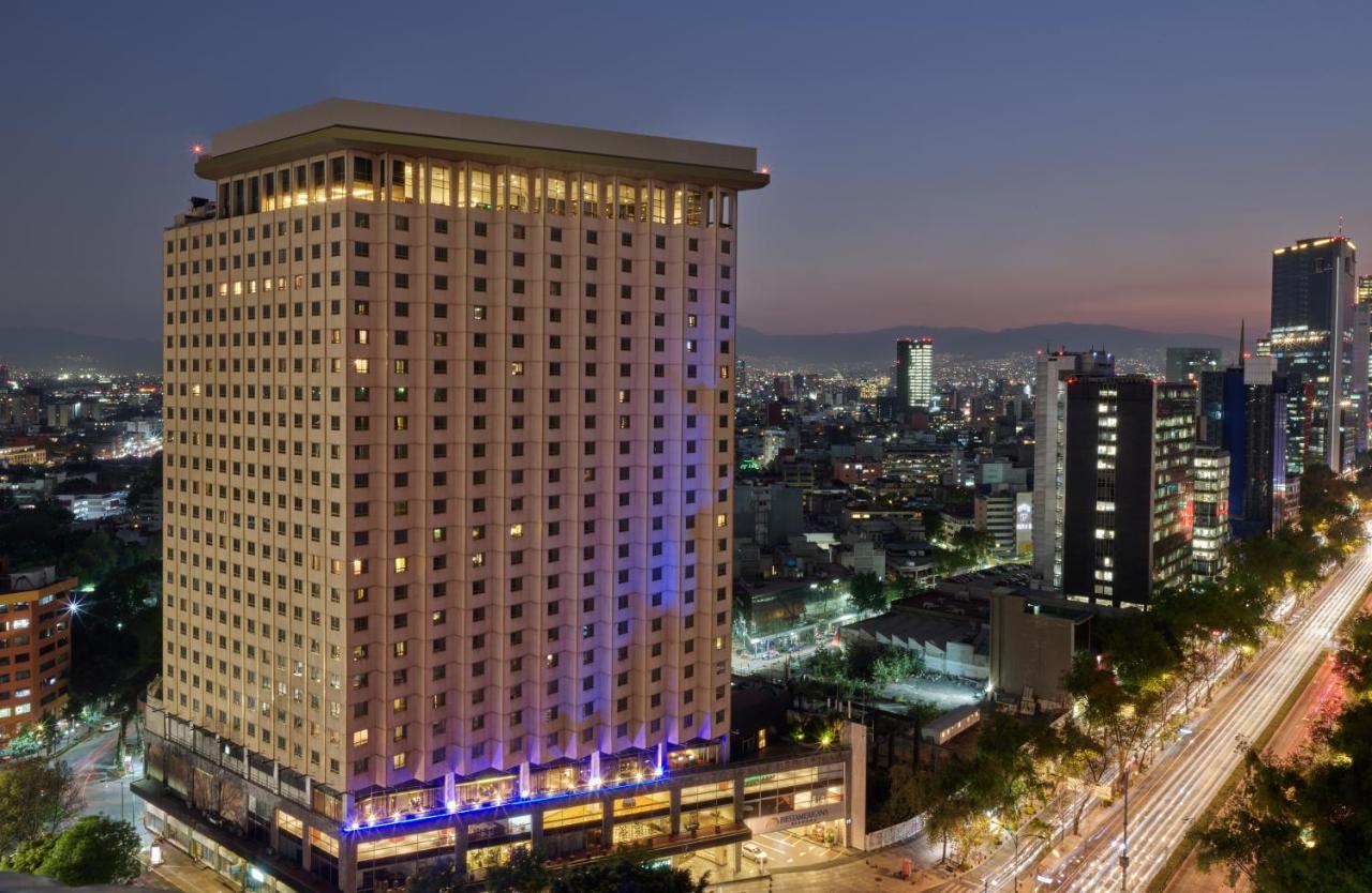 Fiesta Americana Reforma Città del Messico Esterno foto The hotel at night
